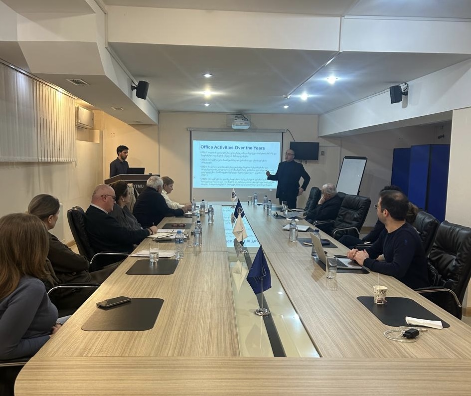 „ჰორიზონტი ევროპას“ საინფორმაციო შეხვედრა დავით ტვილდიანის სამედიცინო უნივერსიტეტში